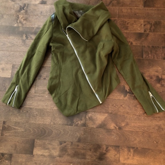 Green blazer coat - Picture 2 of 4